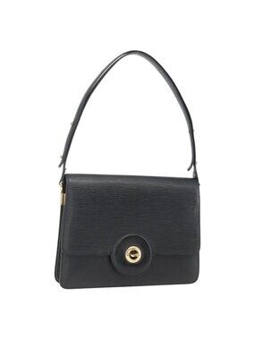 Authentic LOUIS VUITTON Epi Free Run Shoulder Bag Black M52402 LV